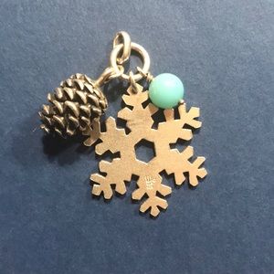 James Avery Winter Pendent retired snowflake